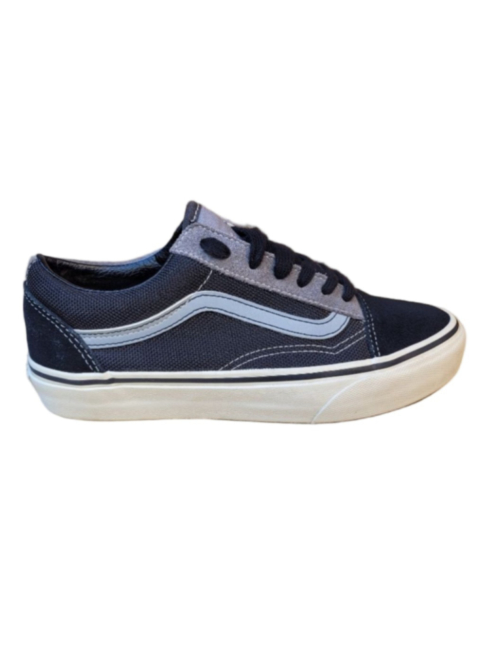 Vans Old Skool Low Tops Casual Skateboarding Shoes Unisex Black Gray 5 Men's